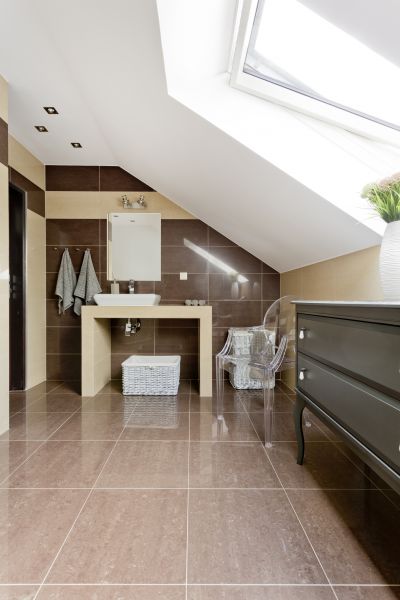 Attic Bathroom Installation in Zionsville